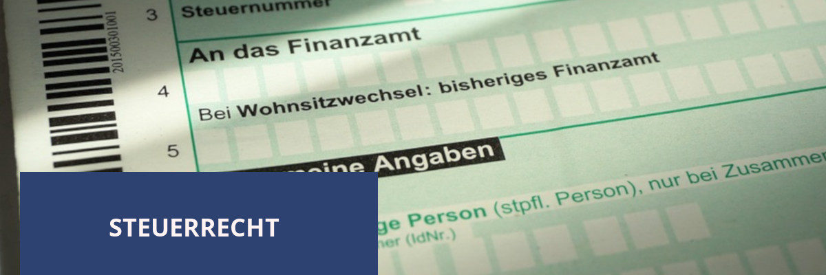 Bild Steuerrecht für Gewerbetreibende und Selbständige